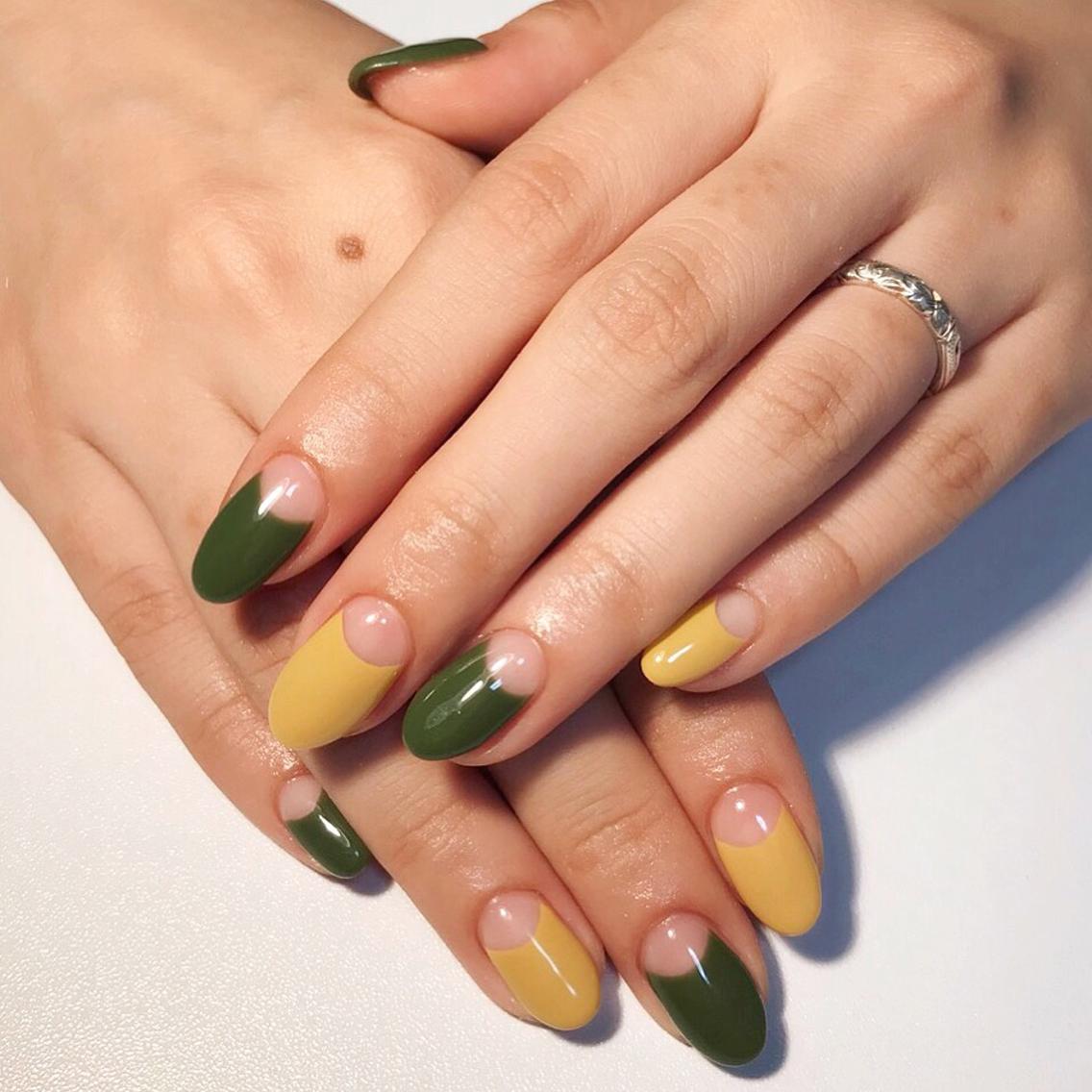 逆フレンチ Kaori Nail所属 Kaori Nailのネイルデザイン ミニモ