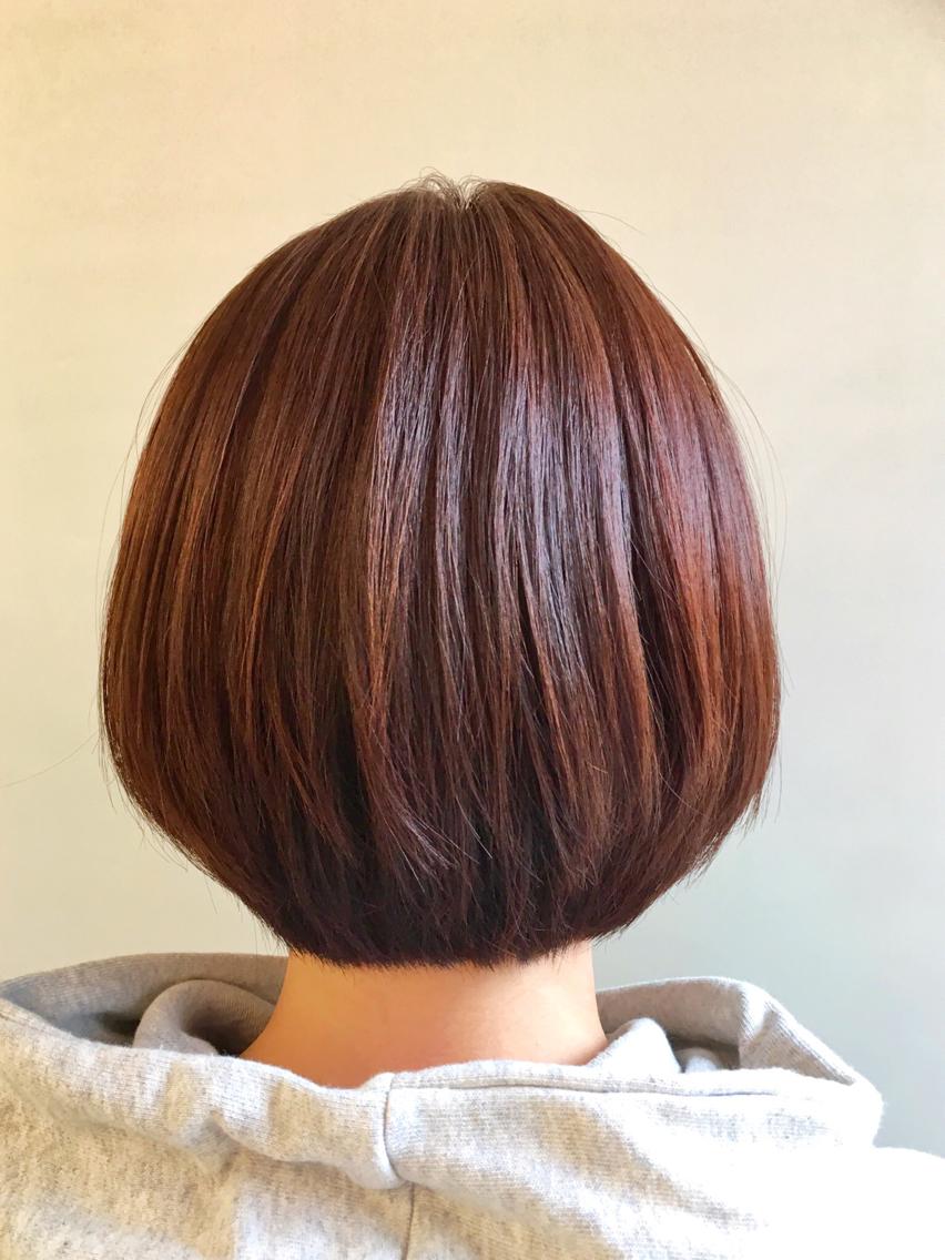 エレガントピンク ブラウン ショート 最高のヘアスタイルのアイデア