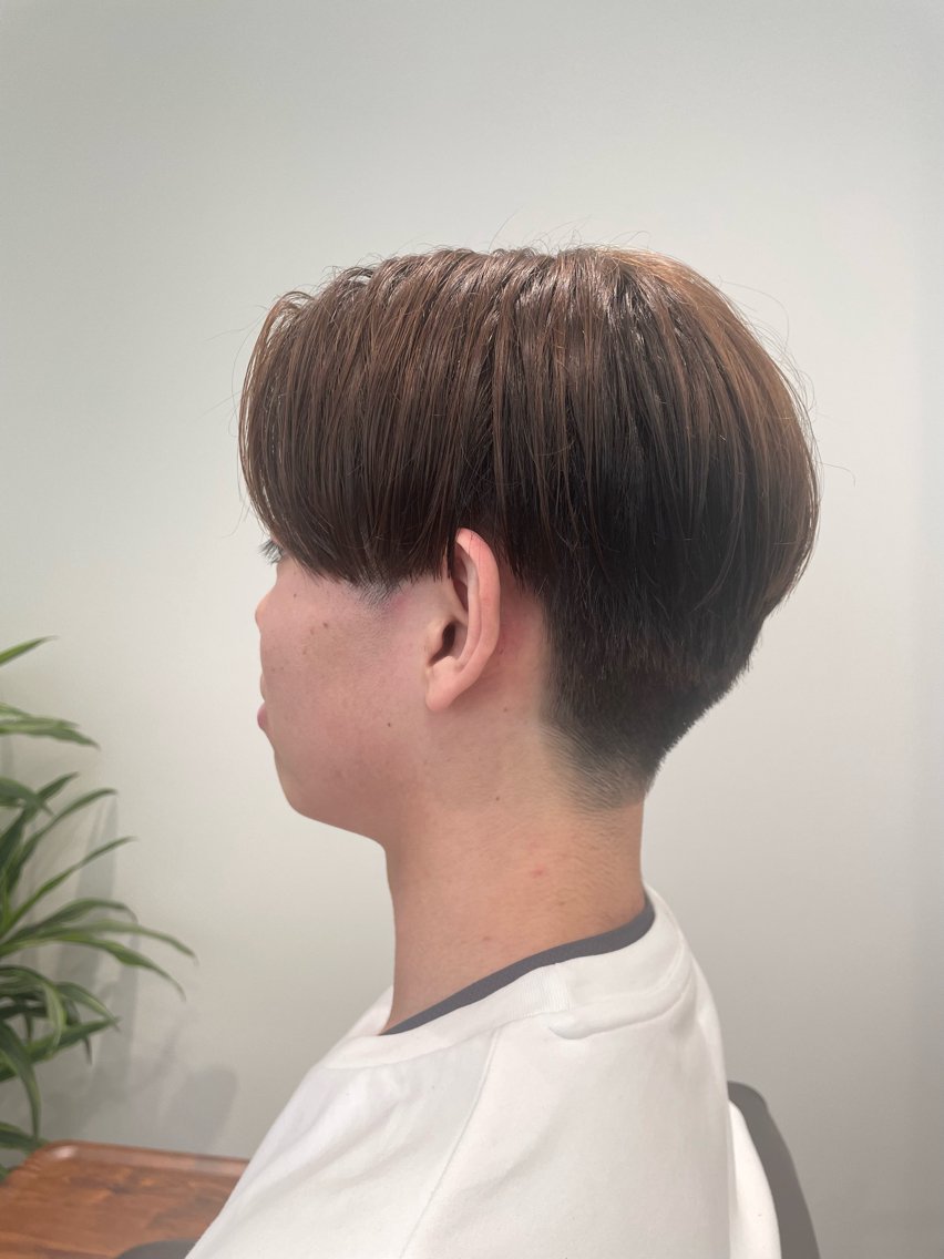 メンズカット専門店のツーブロック 今回は6ミリでの刈り上げスタイル