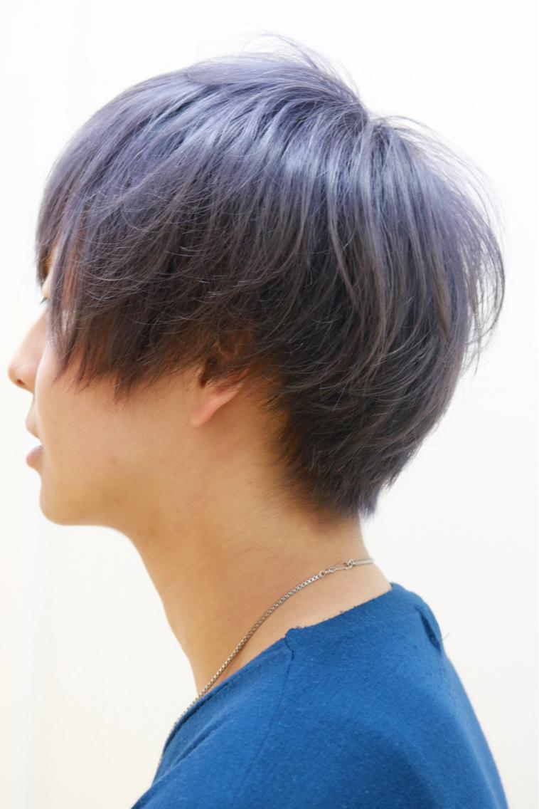 ラブリーブルー バイオレット メンズ 無料のヘアスタイル画像