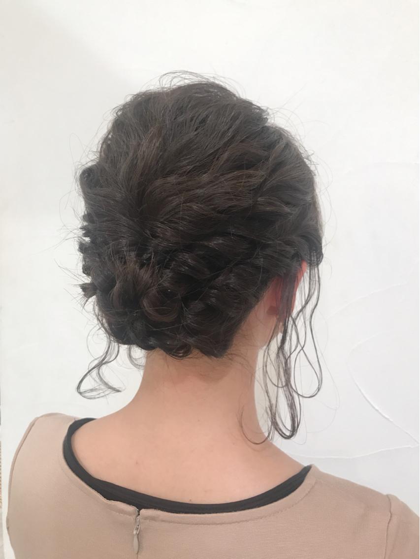現代の髪型 上謝恩 会 ヘア アレンジ