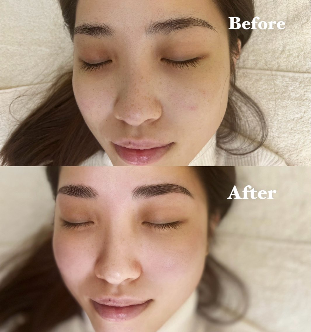 HBL×全顔フェイシャル艶肌WAX 眉毛と素肌状態を整えて″隠さず