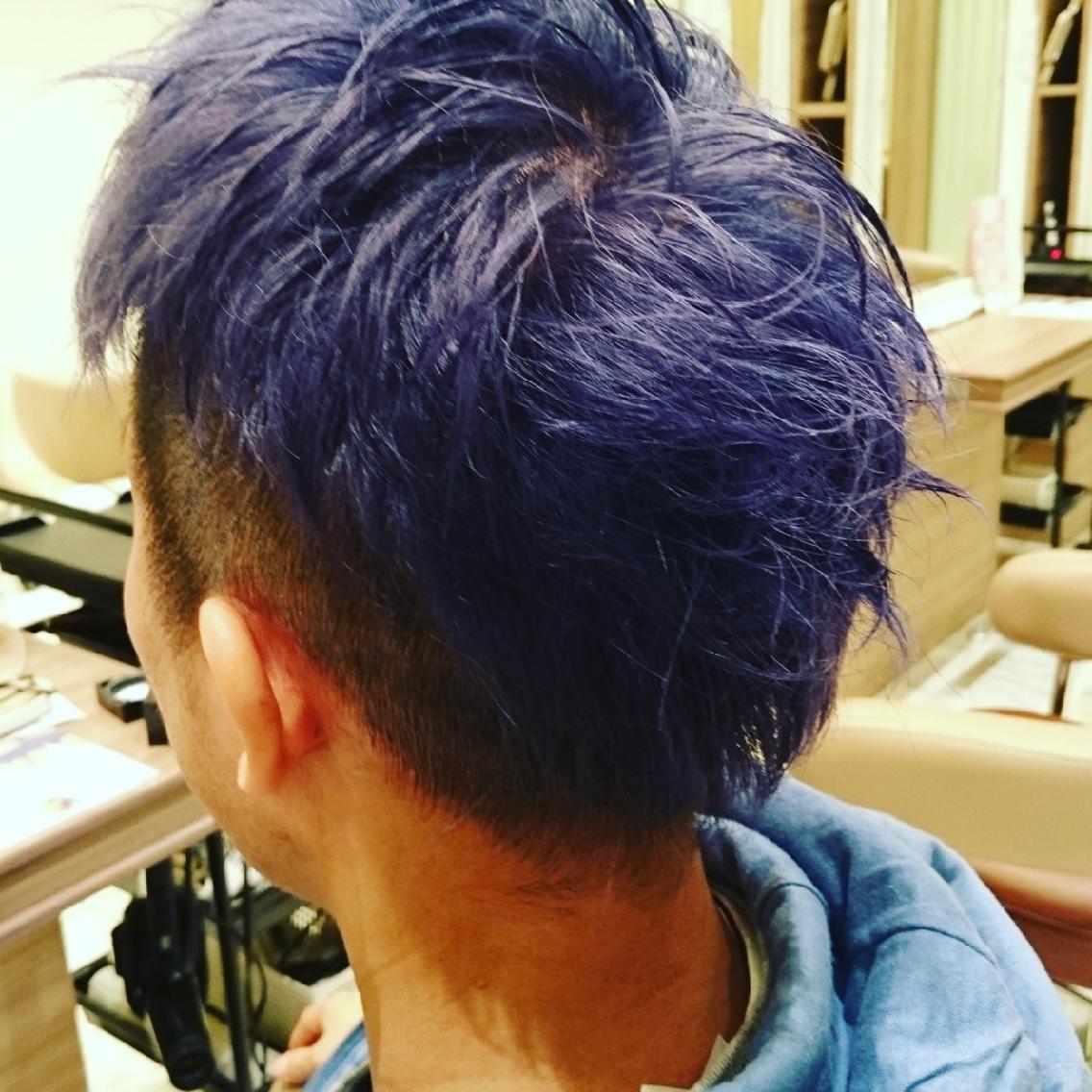 新着ヘア カラー バイオレット メンズ 最高のヘアスタイルのアイデア