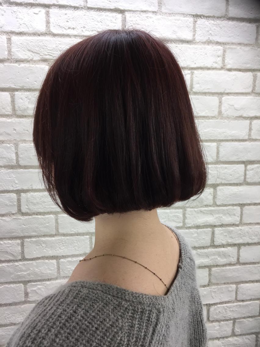 現代の髪型 新着ダーク レッド ヘア カラー