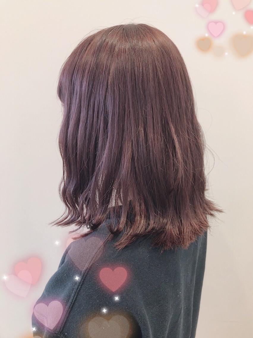 ピンクパープル】2026年夏人気のピンクパープルのヘアカラー・髪型