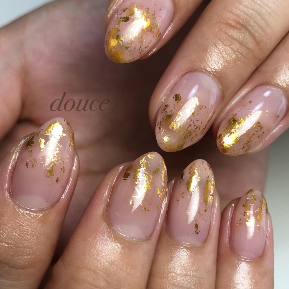ホイルネイル|nailsalon douce所属・MATSUMOTOAYUMIのネイル