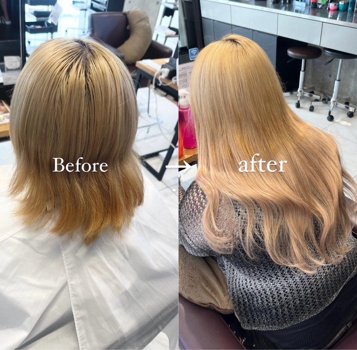 シールエクステ ロングストレート メッシュカラー シールエクステ