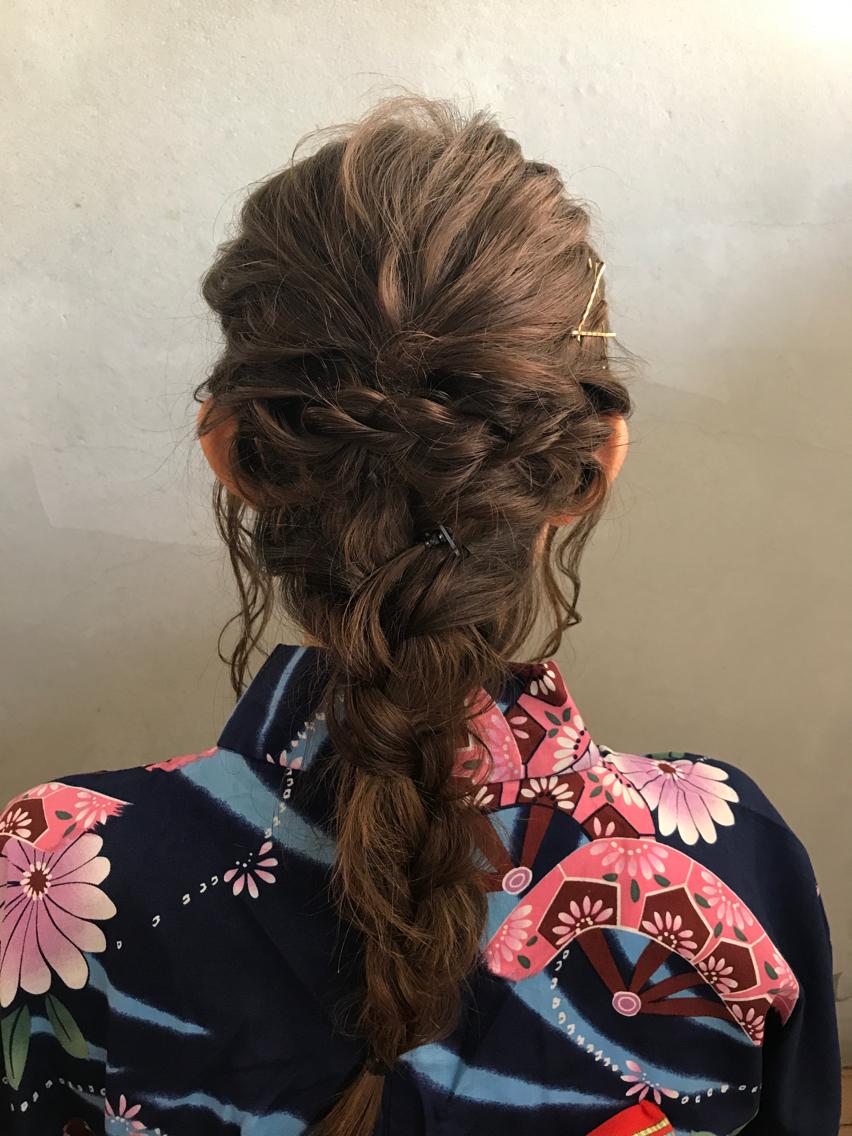 ベスト50 浴衣 髪型 ロング アレンジ 最高のヘアスタイルのアイデア