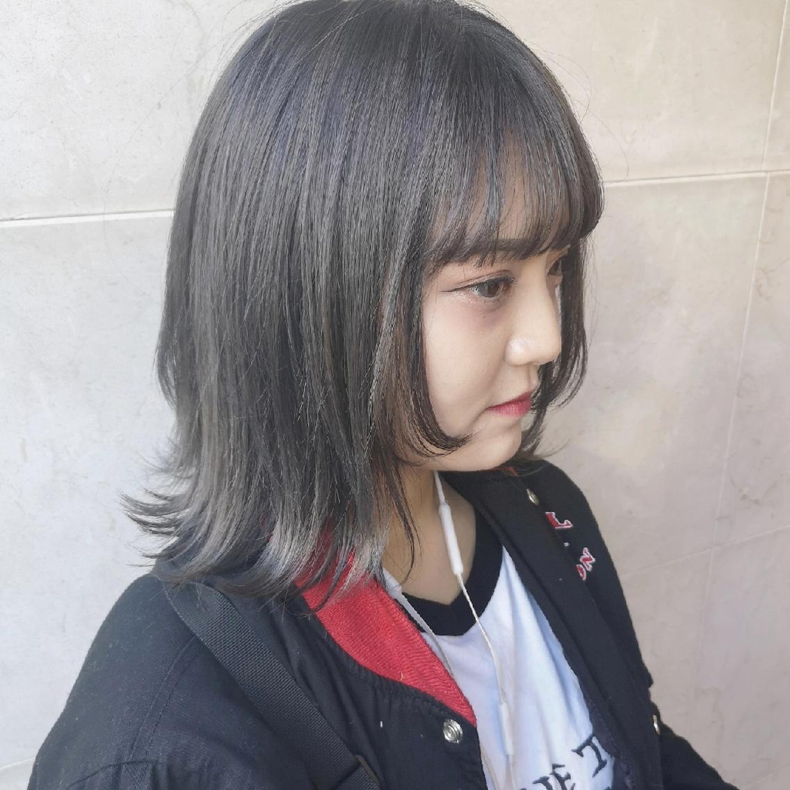 髪型 ロイヤリティフリーダブル ウルフ 髪型