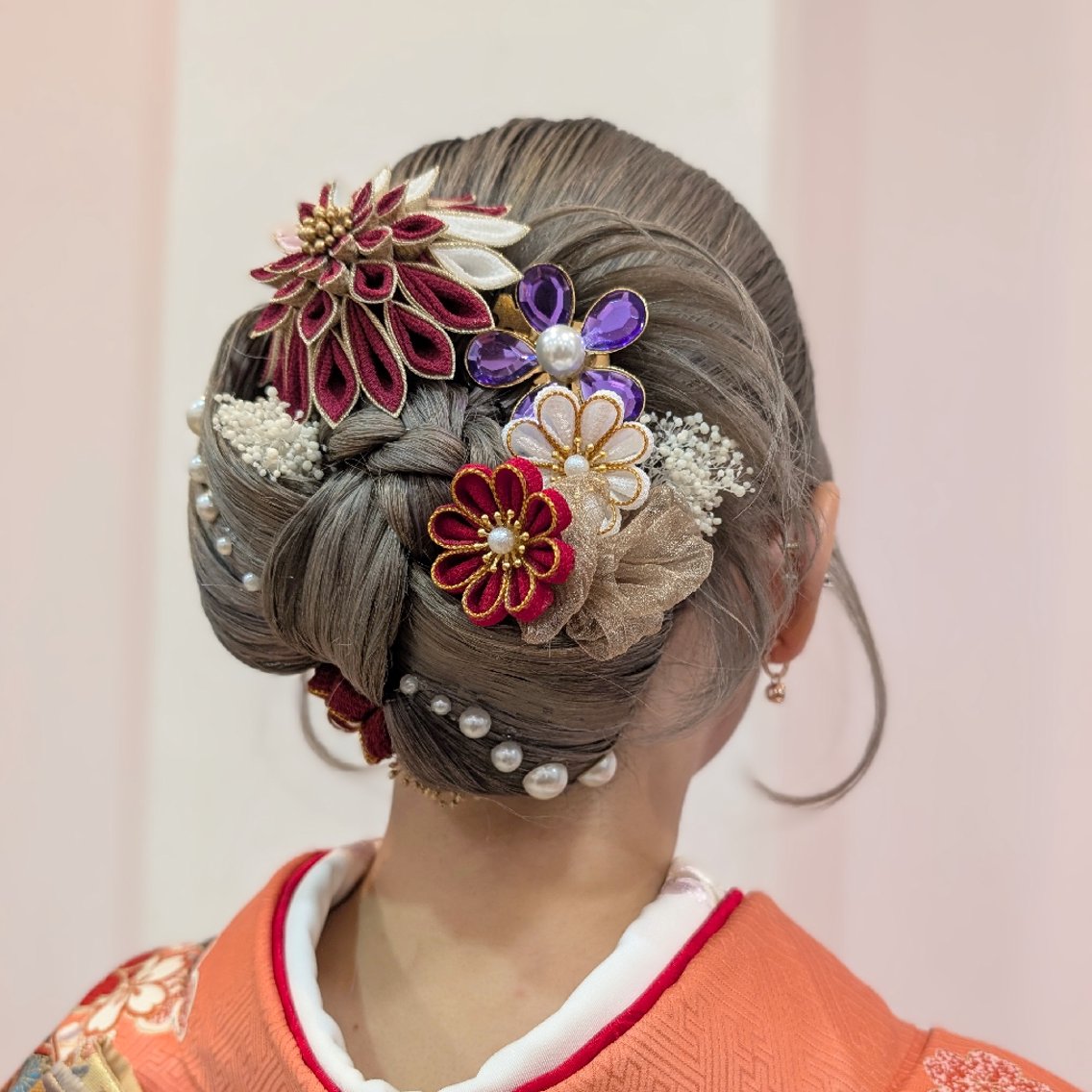 成人式セット 成人式ヘアセット》 ~ カチモリリボンヘア ~ ※成人式のご予約はお店に