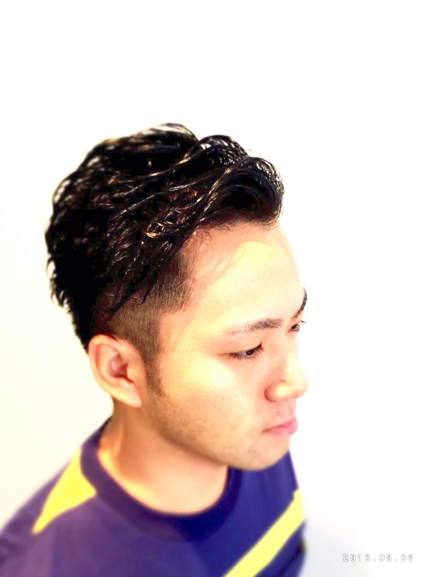 メンズ 髪型 ツーブロック 七三