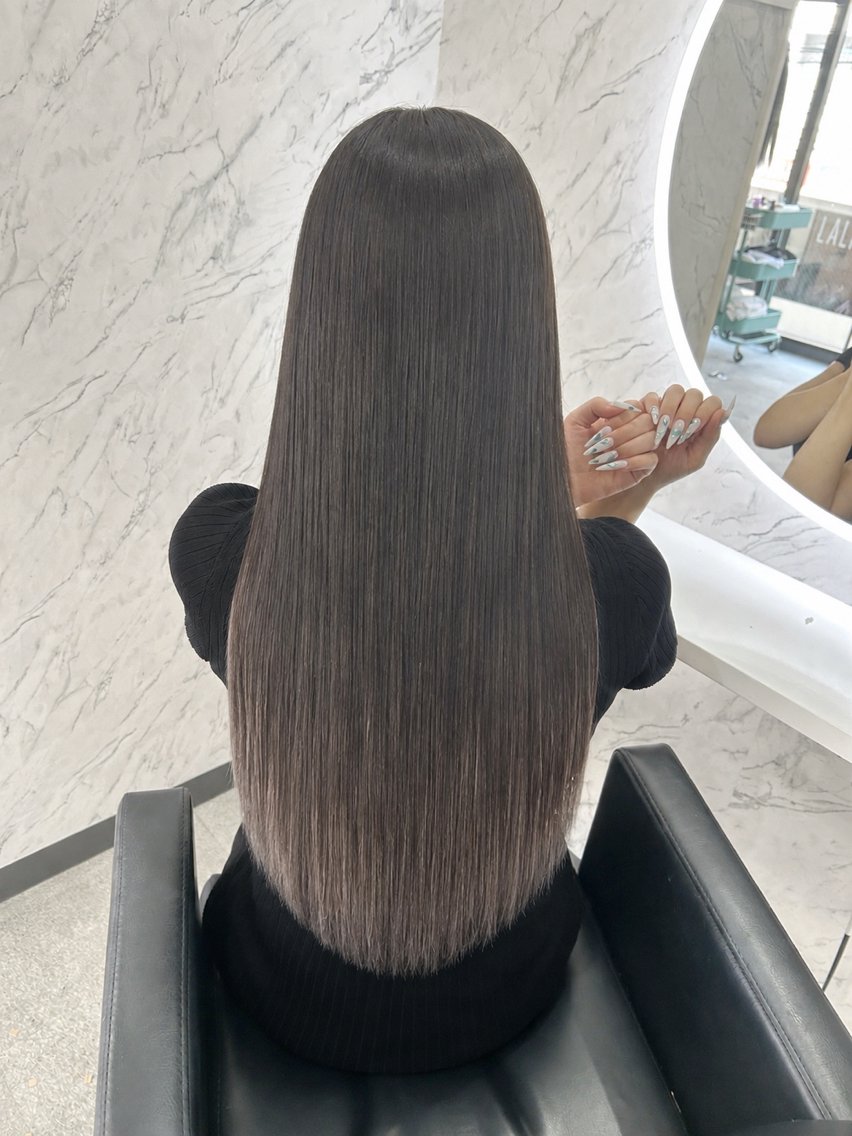 ヘアスタイル・髪型カタログ「シールエクステ100枚ボブでラインが