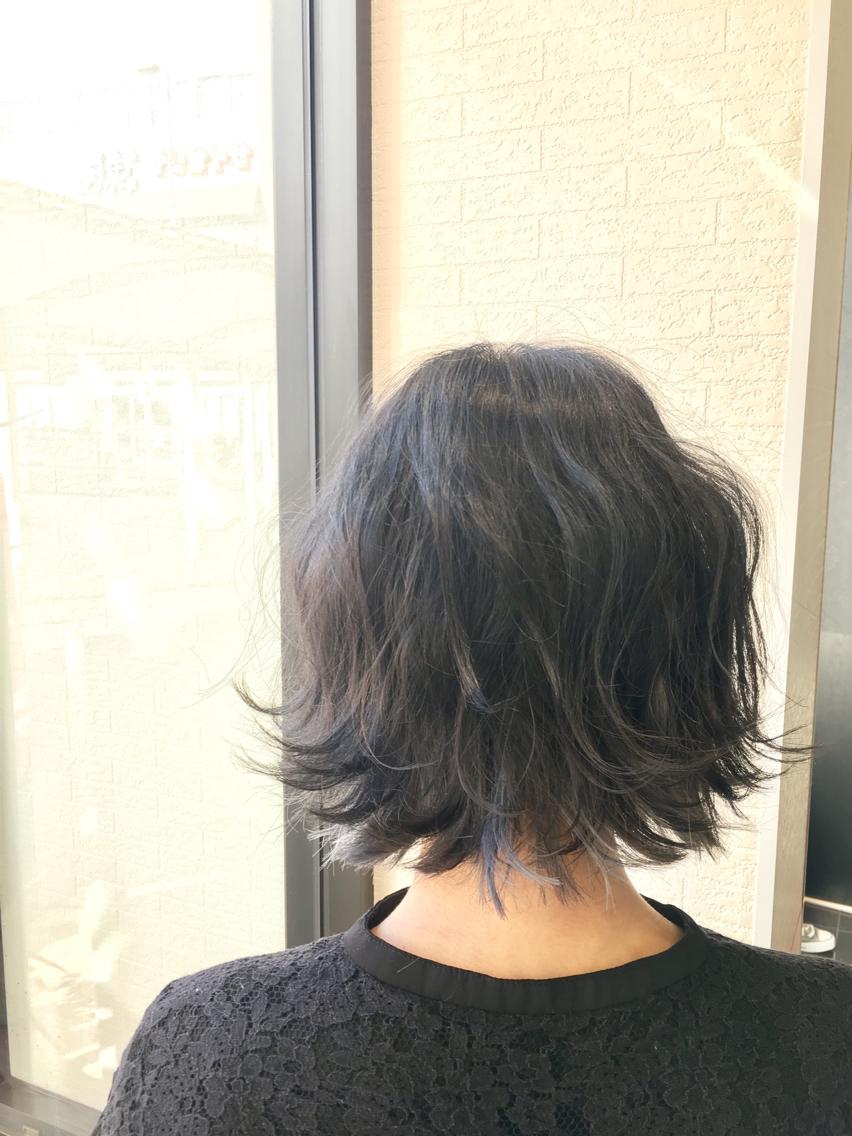 最高のショート パーマ アッシュグレー 無料のヘアスタイル画像