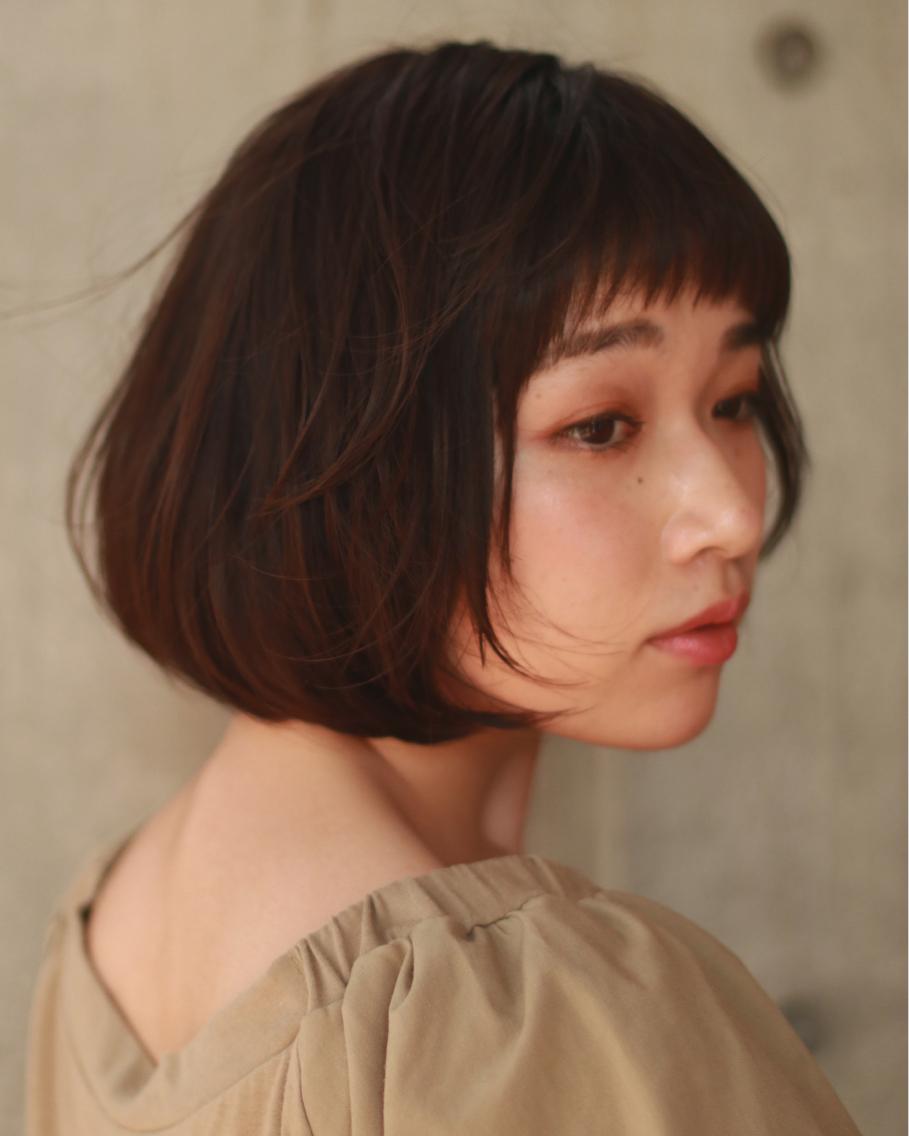 ショートボブ ショートバング Waen Dining Hairsalon所属 岩間貴寛の