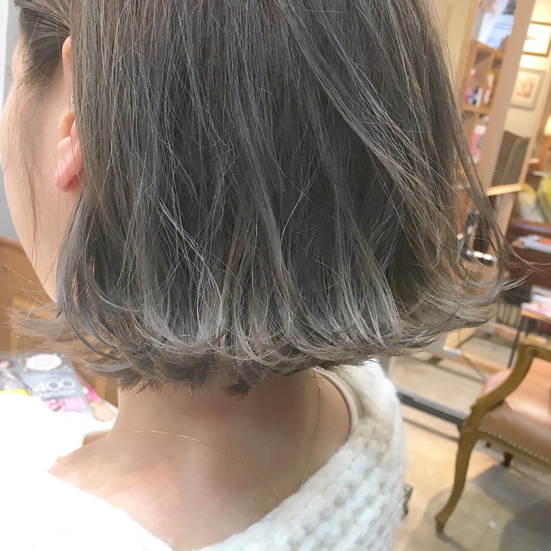 最新のhdアッシュ グレー グラデーション ショート 無料のヘアスタイル画像