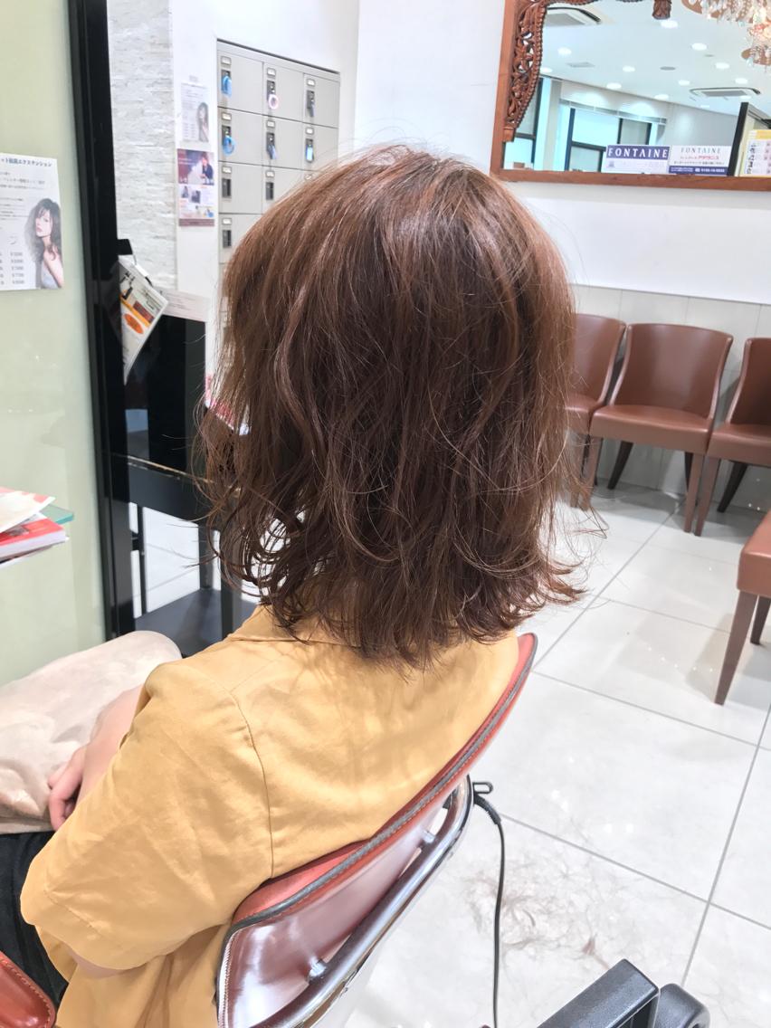 切りっぱなし波打ちウェーブ Quatroクアトロ千葉店所属 田辺稜典の