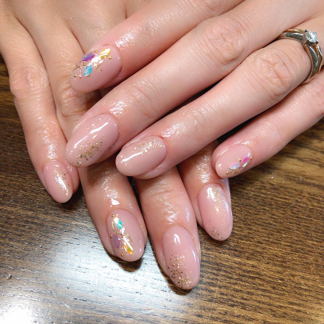 ネイル 綺麗目ニュアンス♪
