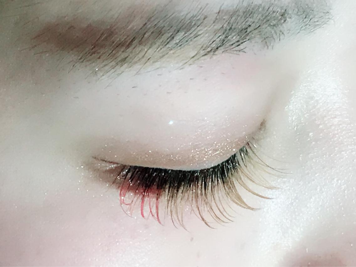 13mm ナチュラルデザイン 全体ライトブラウン ブラウンmix 目尻ピンク