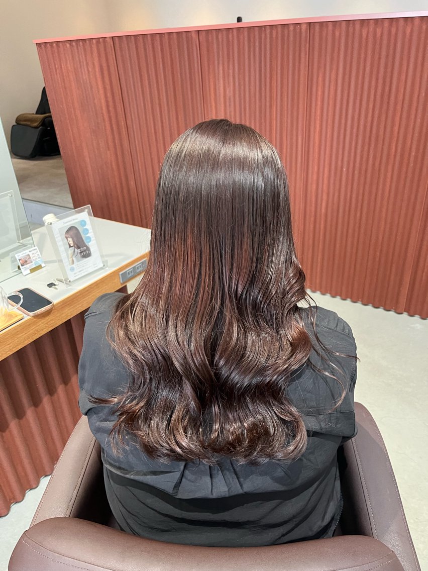 ロングヘアでもOK！私たち「ラベンダーカラー」にキュンです