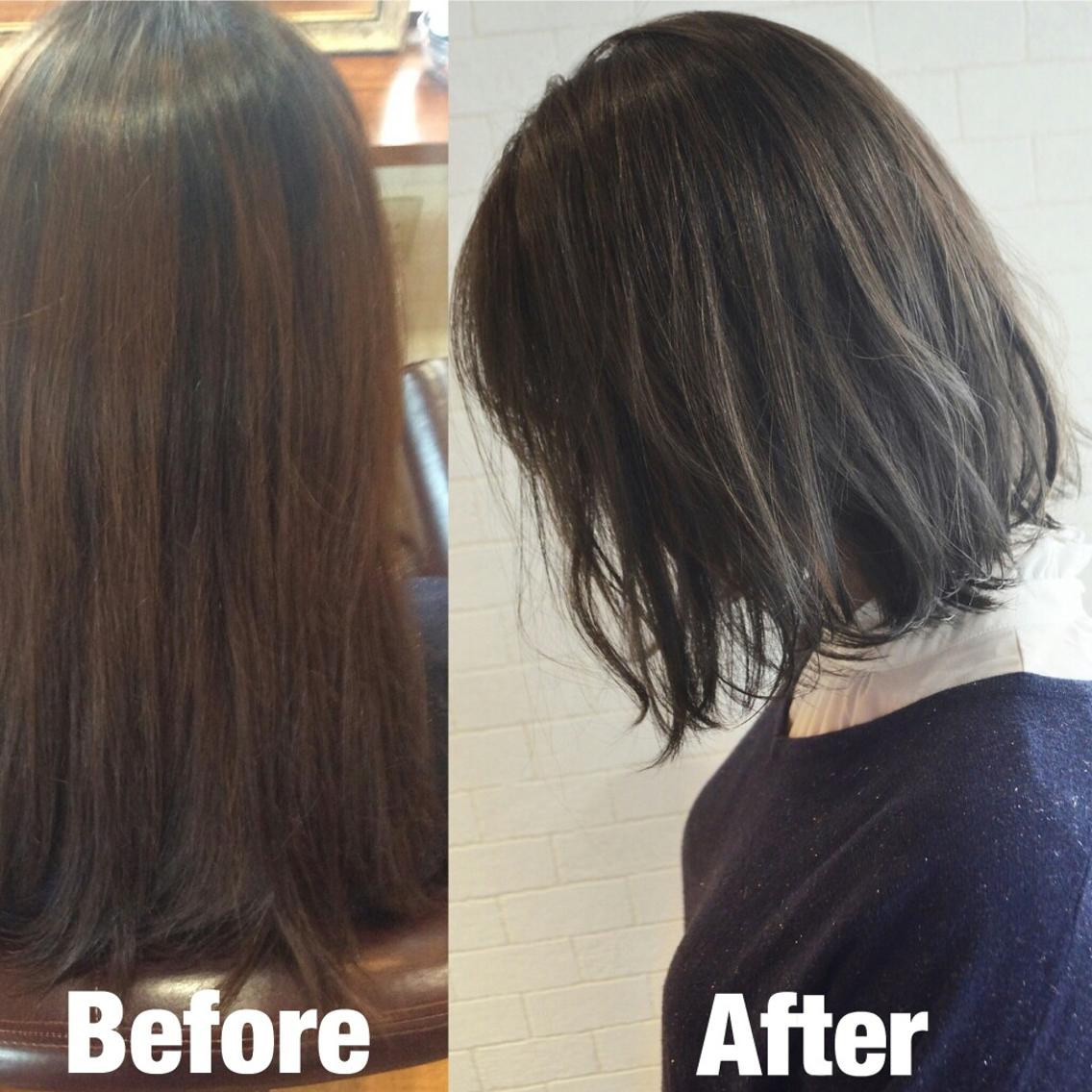 現代の髪型 新着3d カラー ブリーチ なし