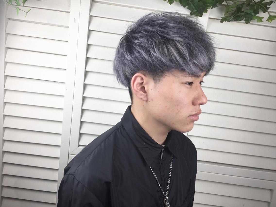 髪型 Hd限定メンズ ヘア カラー 白