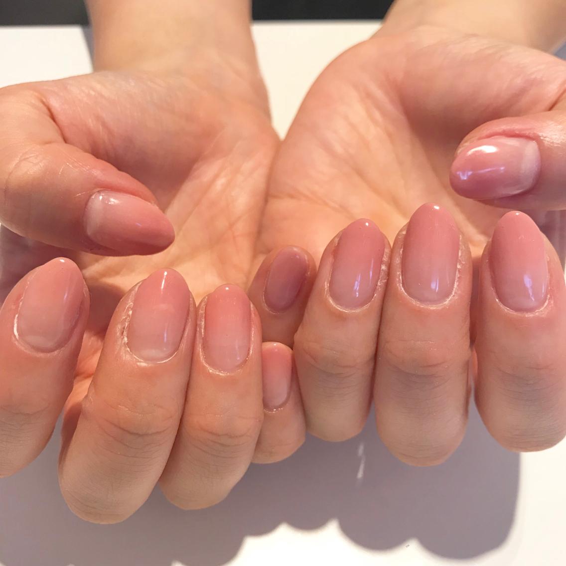ピンクベージュグラデ|nail\u0026eyelash所属・.H.uのネイルデザイン