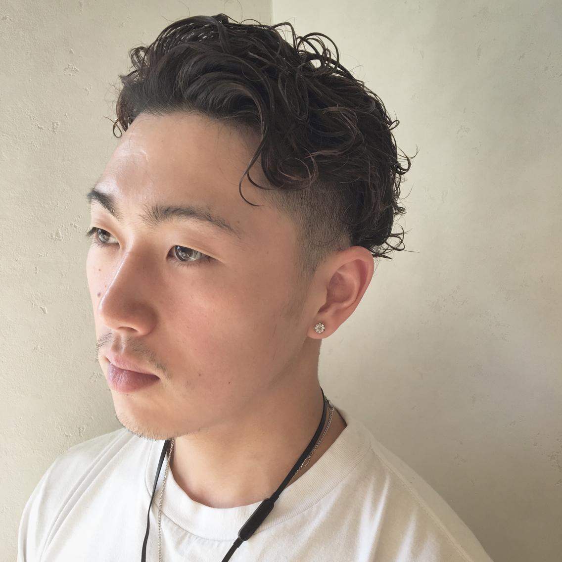 最も人気のある髪型 ベスト短髪 パーマ メンズ ワイルド