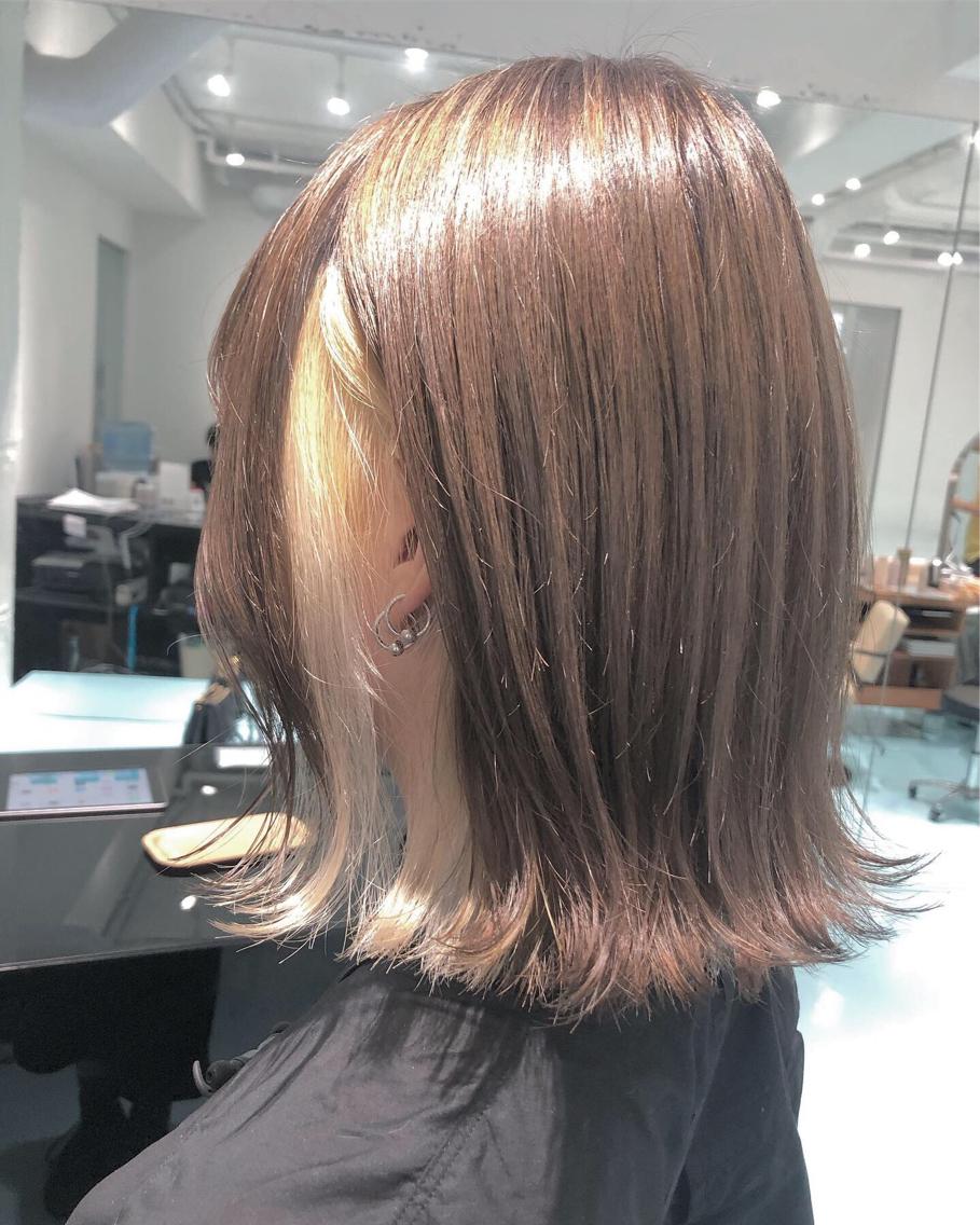 人気 髪型 カラー