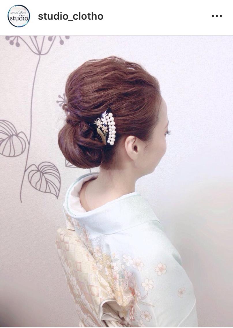 最新のhd着物 髪型 ヘア カタログ 訪問 着 最も人気のある髪型