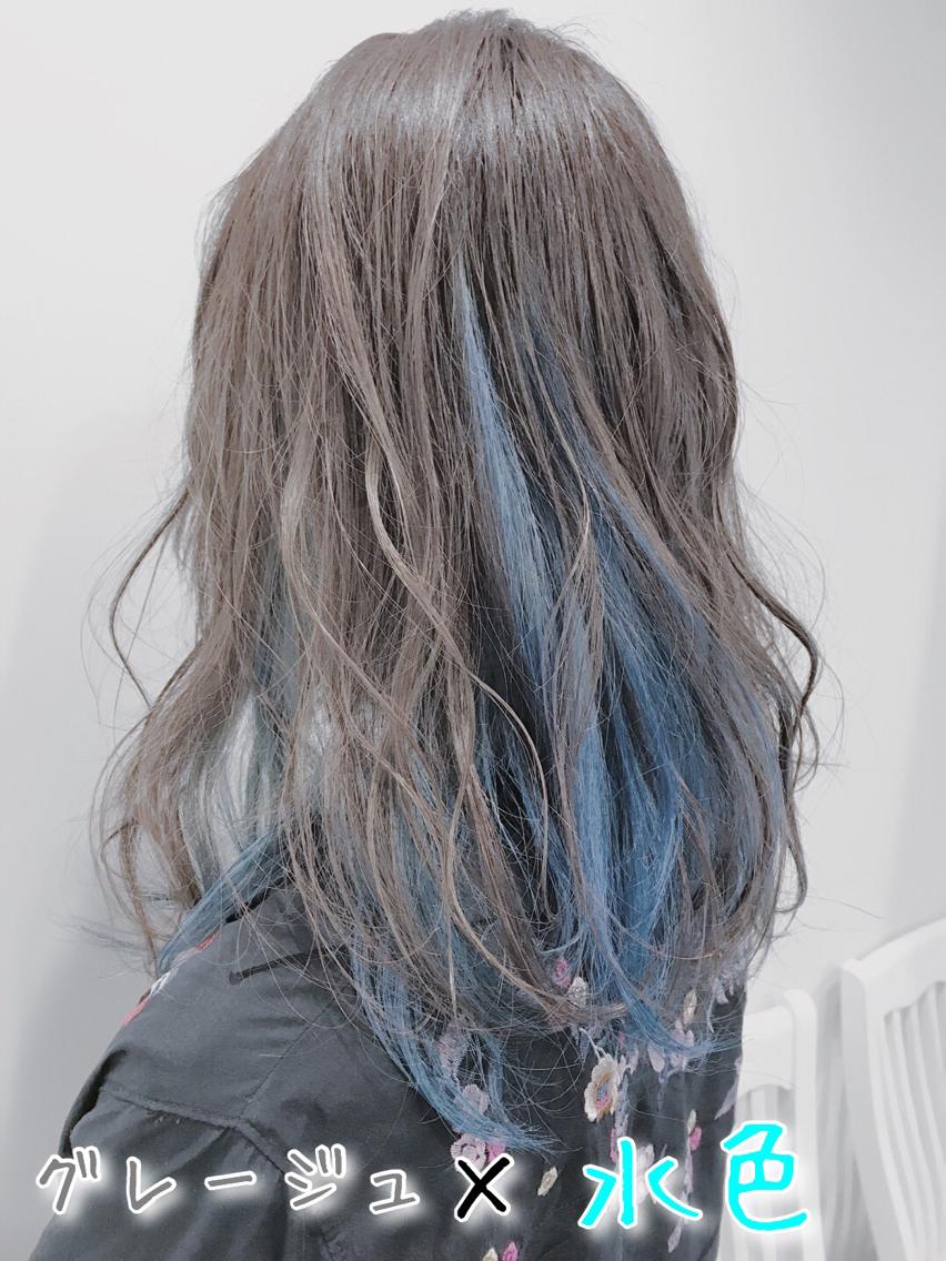 中断 権利を与える 図 インナー 水色 Hair Make Antique Jp