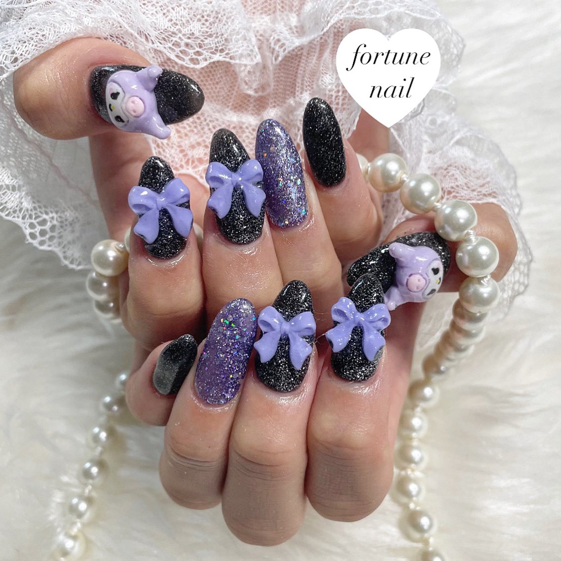 après Kuromi 日本未発売 アプレ クロミ ネイル ハンディライト クロミ