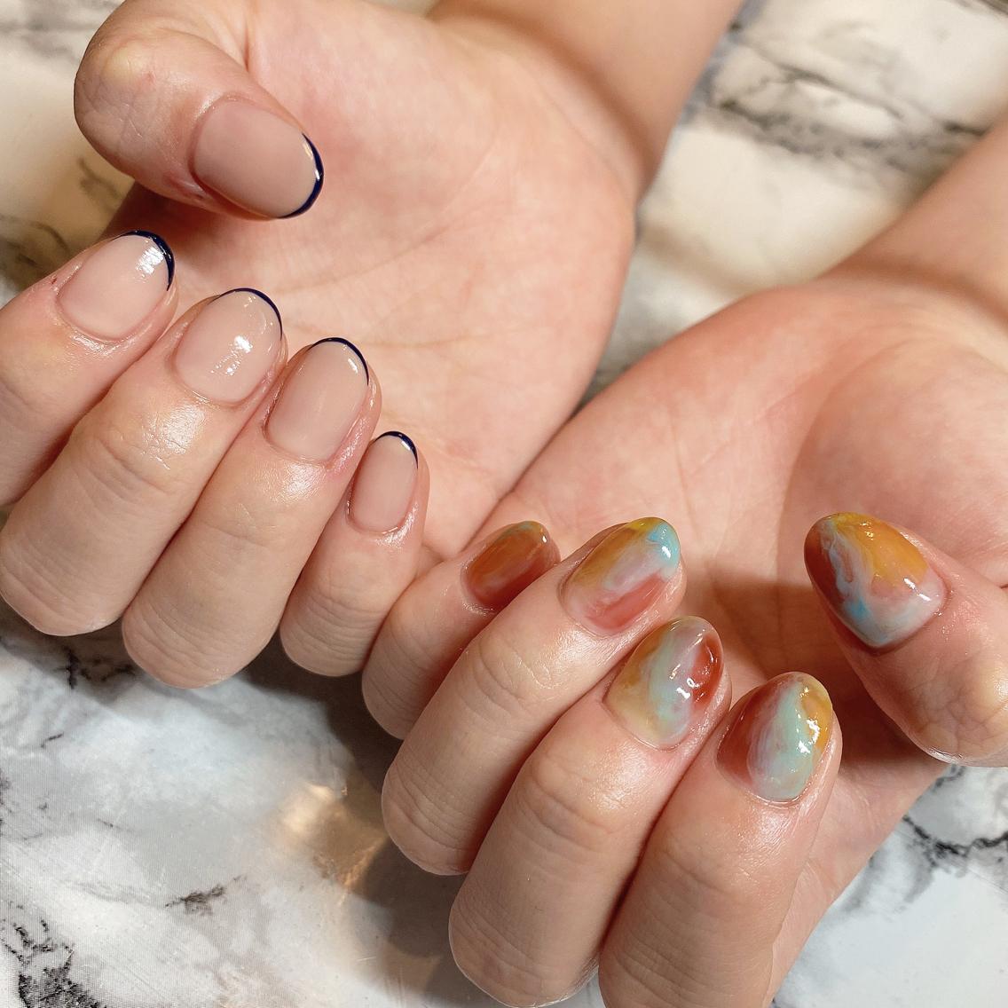 シンプルネイル 21年秋人気のシンプルネイルのネイルデザイン ネイルアートカタログ 74ページ目 ミニモ