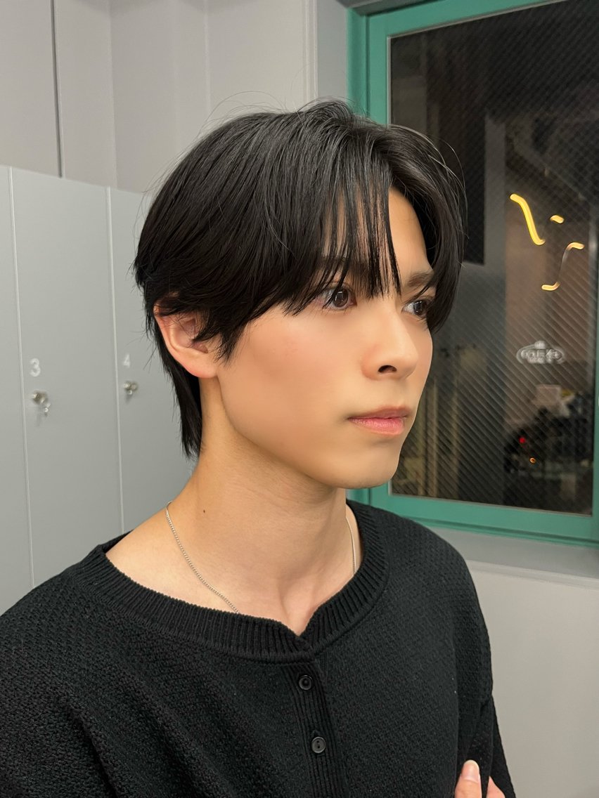 ヘアスタイル・髪型カタログ「コンマバング×毛流れ」by韓国メンズヘア