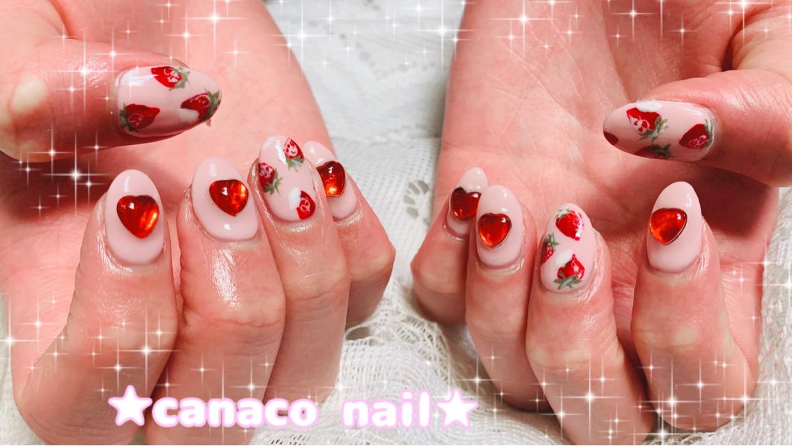 赤ピンク ラメ いちご さくらんぼ ネイルパーツ 8個 ピンク ラメ いちご さくらんぼ ネイルパーツ 8個 赤 いちご