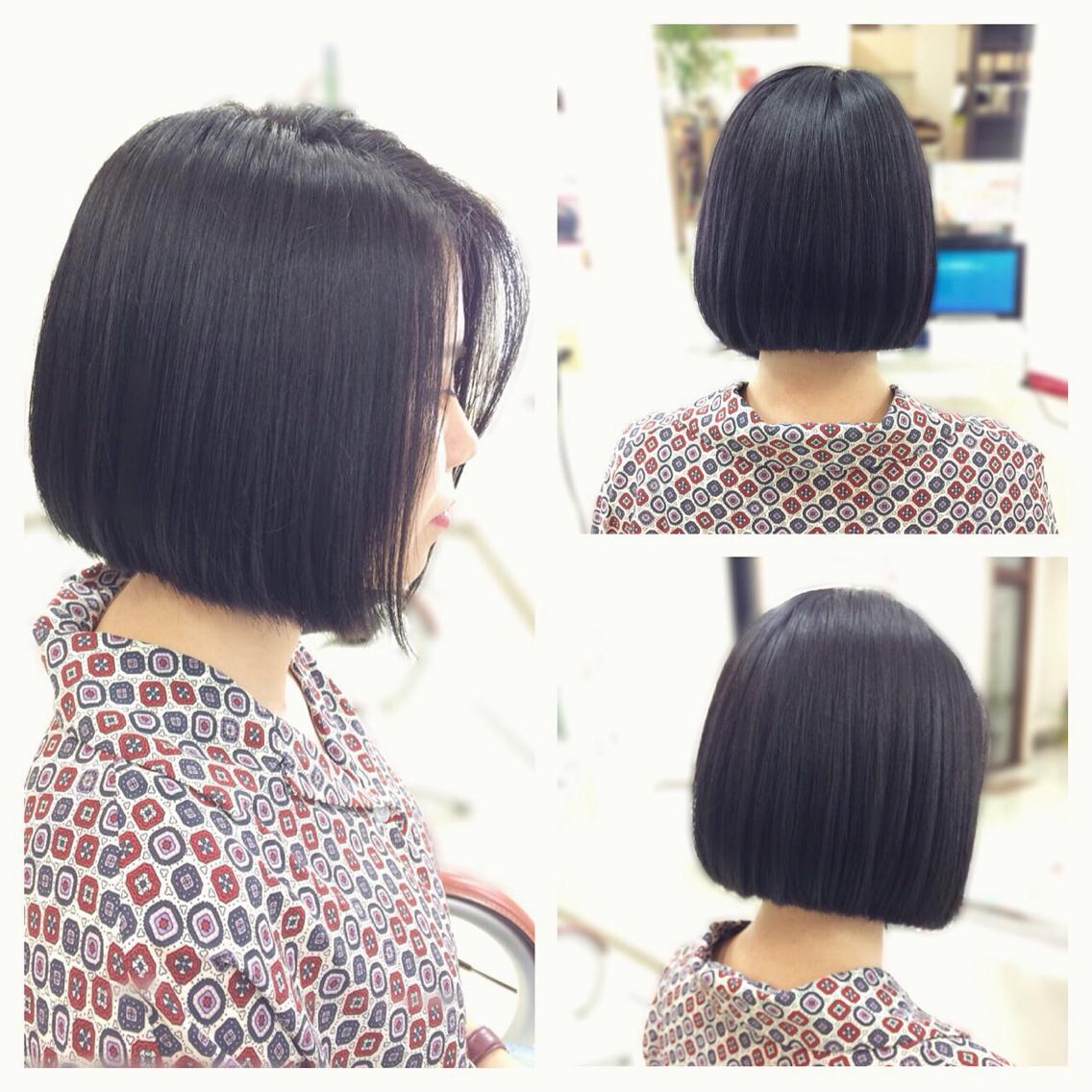 前下がりボブを徹底解説 似合わせポイントと簡単アレンジをご紹介