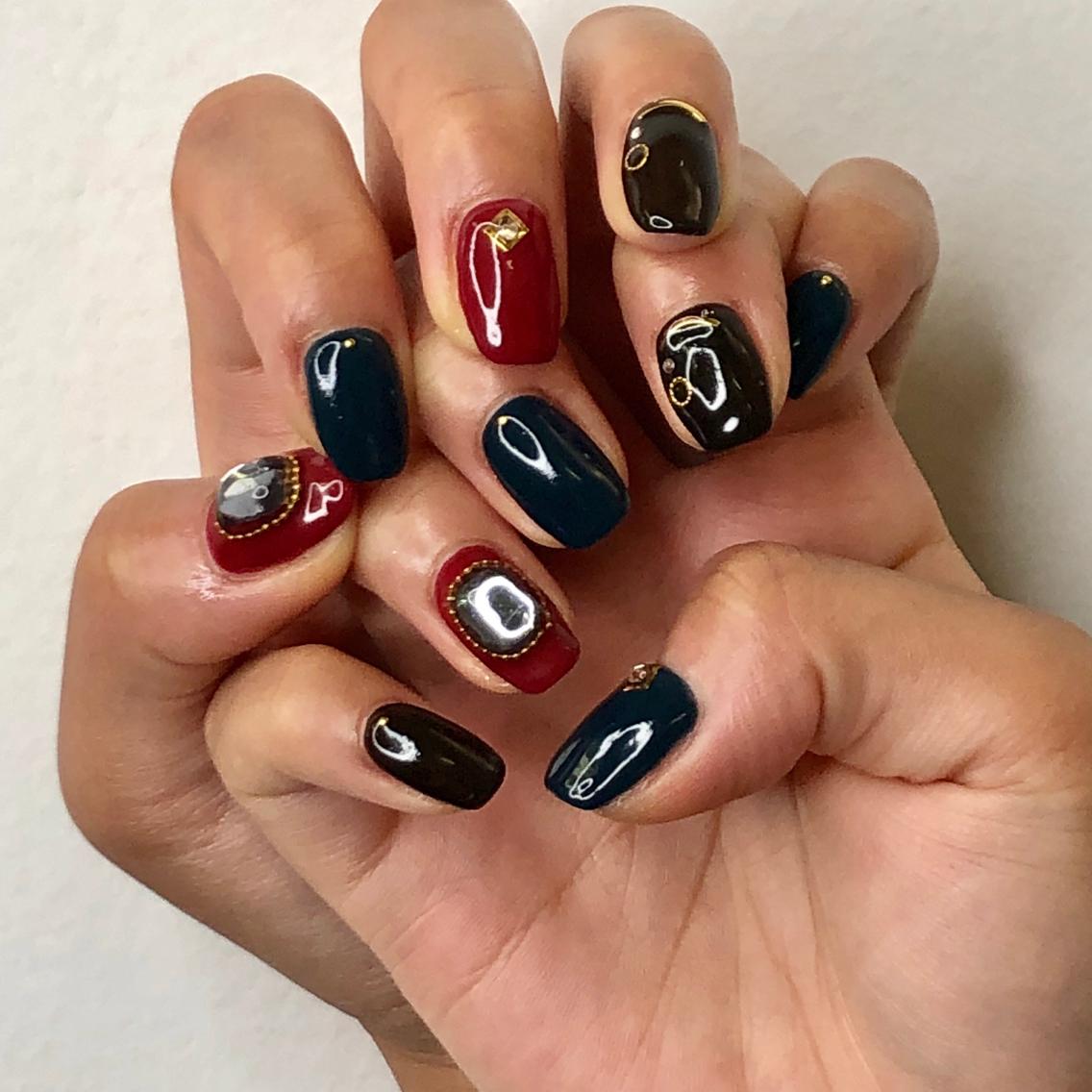 韓国風ネイル💅|Recia所属・福田加奈のネイルデザイン|ミニモ