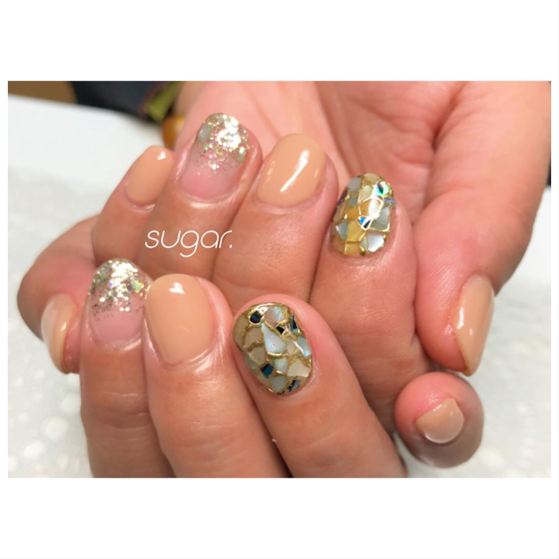 ステンドグラスネイル 元町ネイルサロン 神戸 ネイル好きな人と