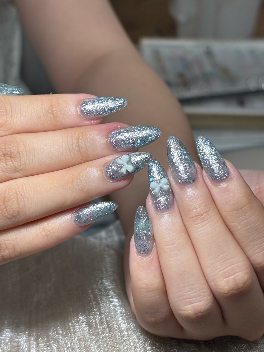 マグネットネイル #ニュアンスネイル #韓国ネイル #シンプルネイル #夏