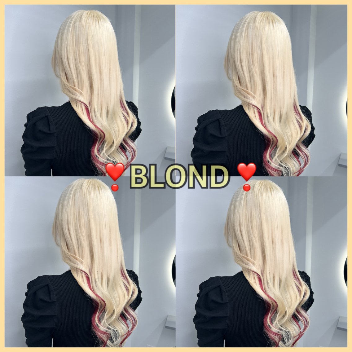 ブロンドヘアー シールエクステ80枚｜エクステ TOMOKA(beauty