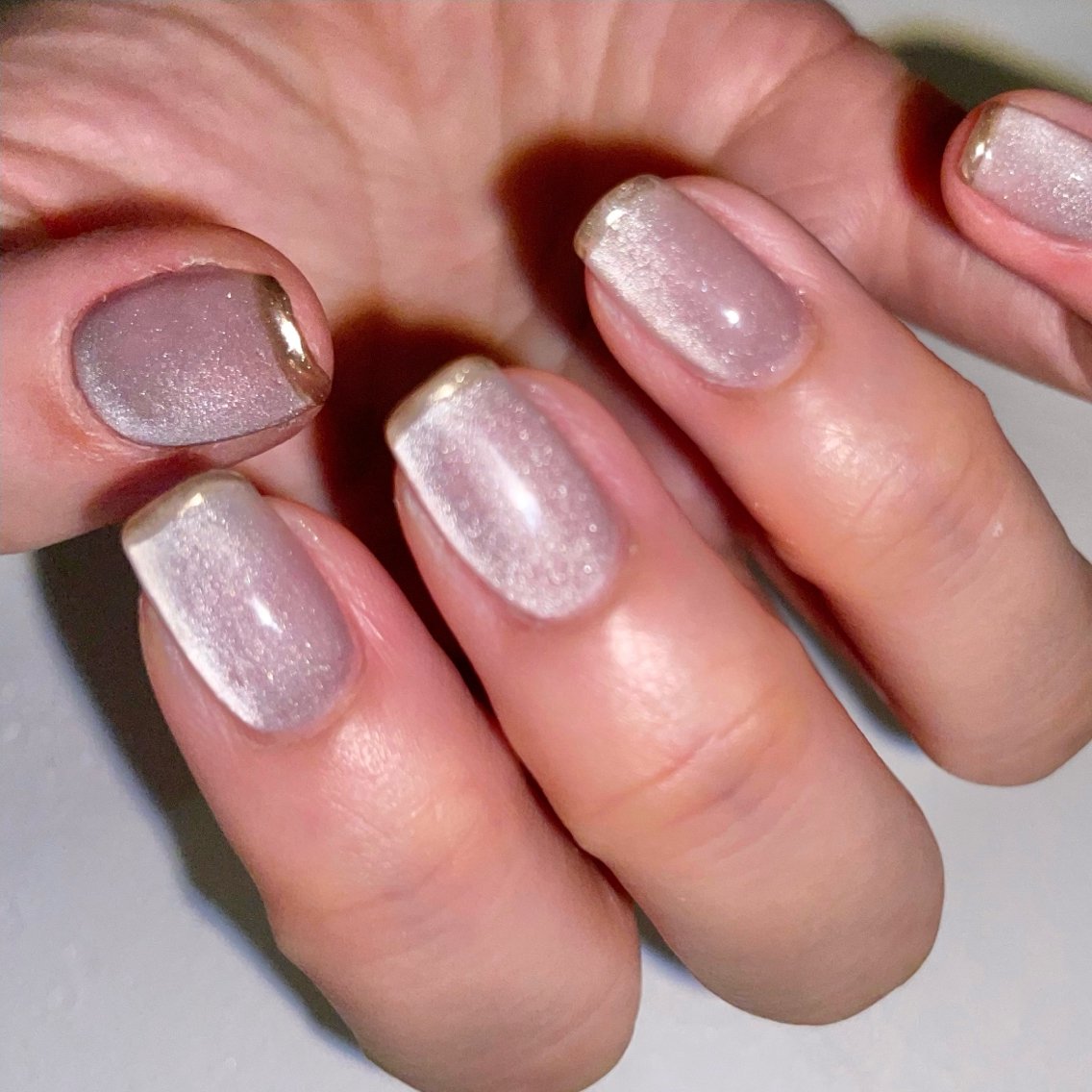 マグネットネイル　ゴールドライン　♡カラー変更0円♡ c43a2ec9283da90cc41a2d432e7ae9