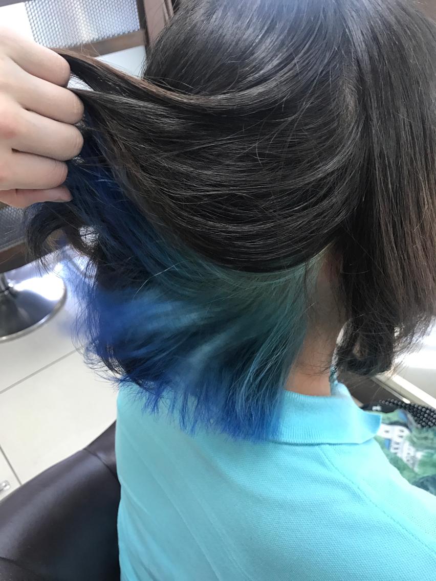 ショートボブはインナーカラーでこなれ感 おすすめカラー30選