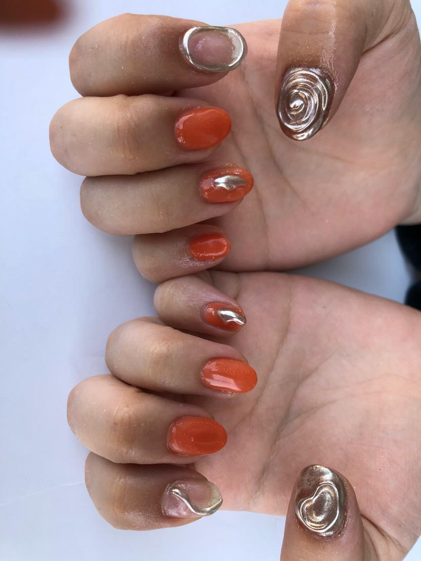 韓国風ネイル💅|プライベート脱毛サロンマハロ所属・花房綾香の