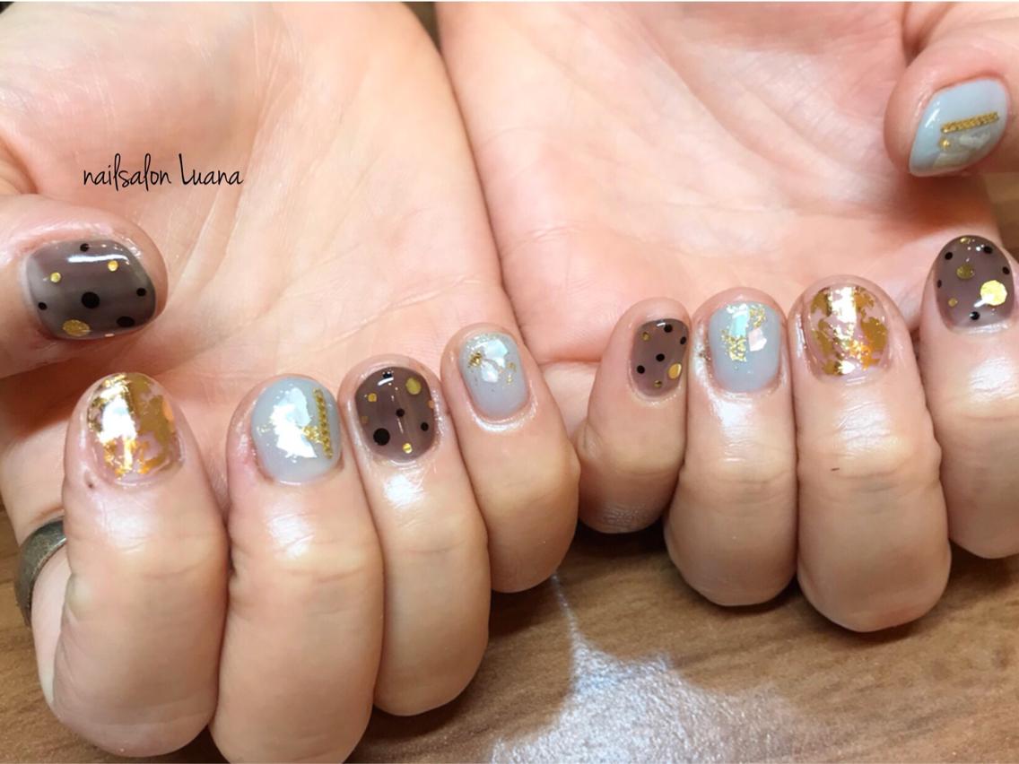 お任せデザイン 美容師さんお洒落ネイルnail Salon Luana