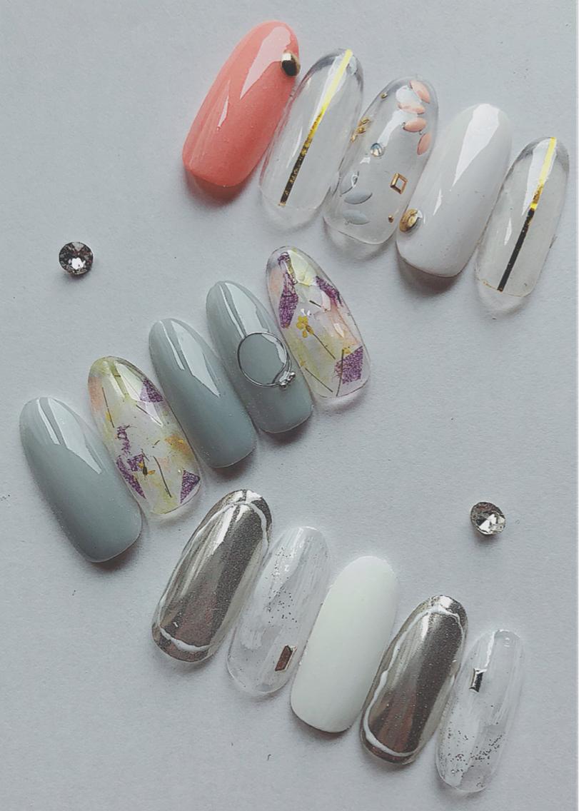 グリーン 21年夏人気のグリーン 緑色 のネイルデザイン ネイルアートカタログ 48ページ目 ミニモ