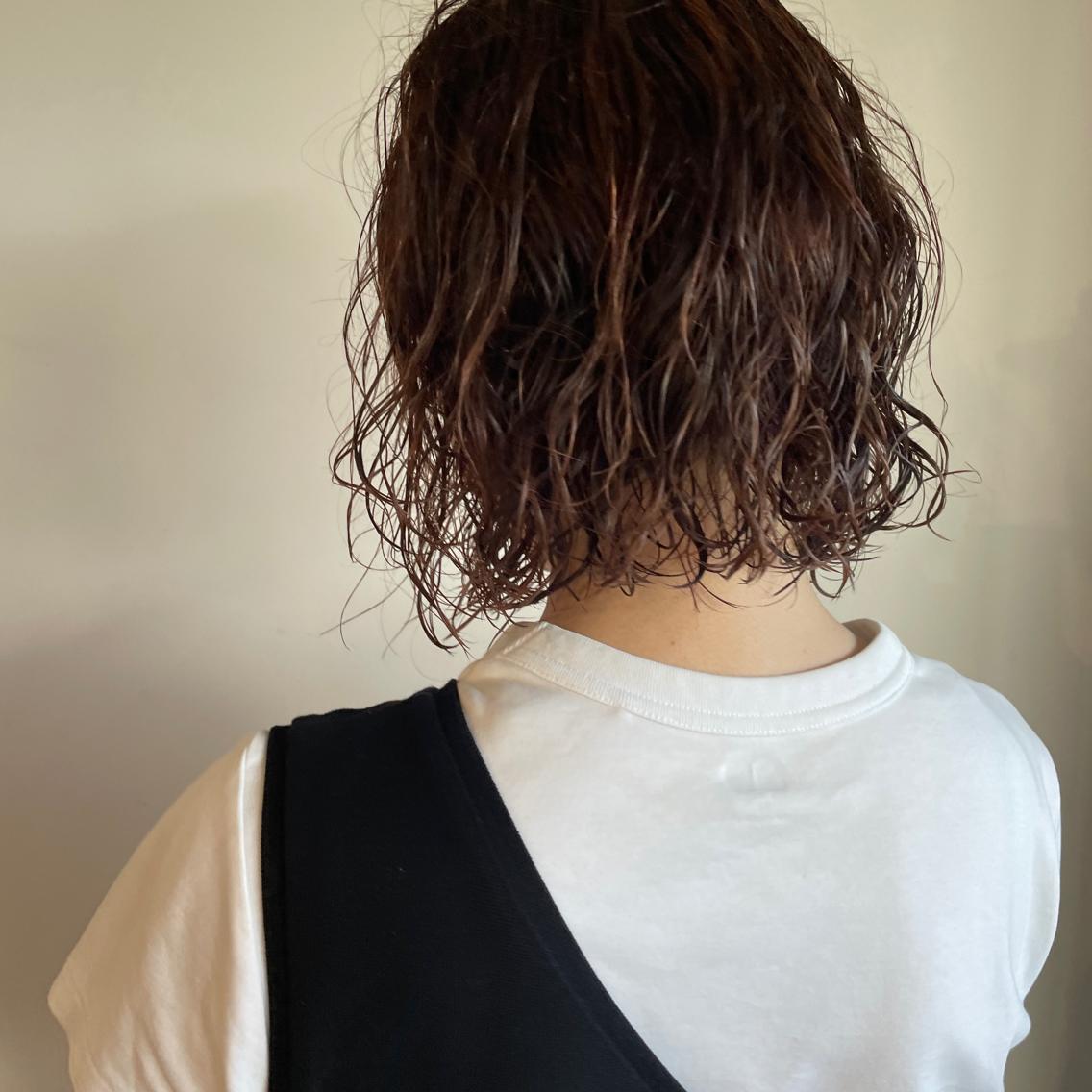 髪型 パーマ 夏