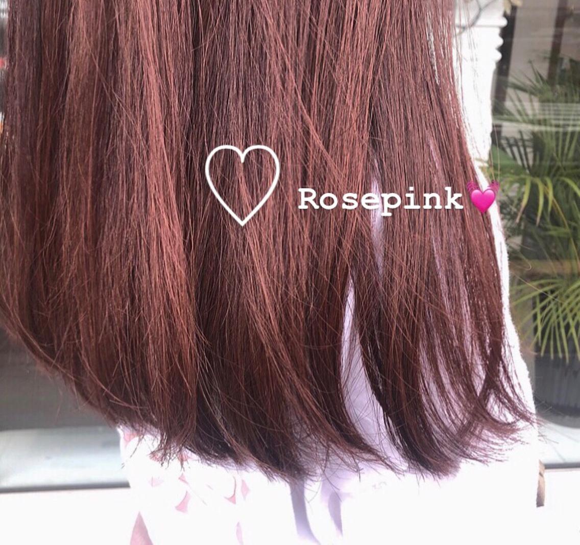 新鮮なローズ ピンク ヘア カラー 最高の花の画像
