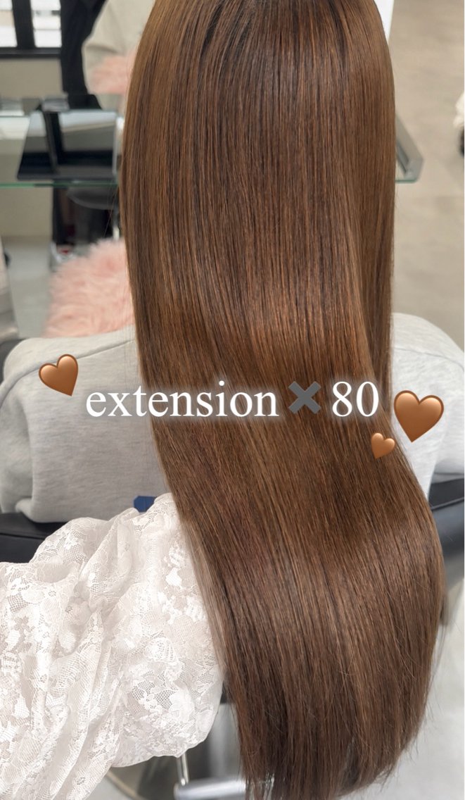 ヘアスタイル・髪型カタログ「シールエクステ 【大人気メニューシール