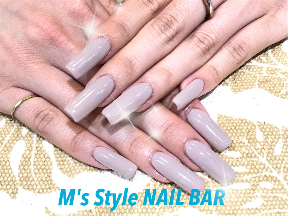 ロングスクエアスカルプ☆ グレージュで大人女子♪|M\u0027s Style