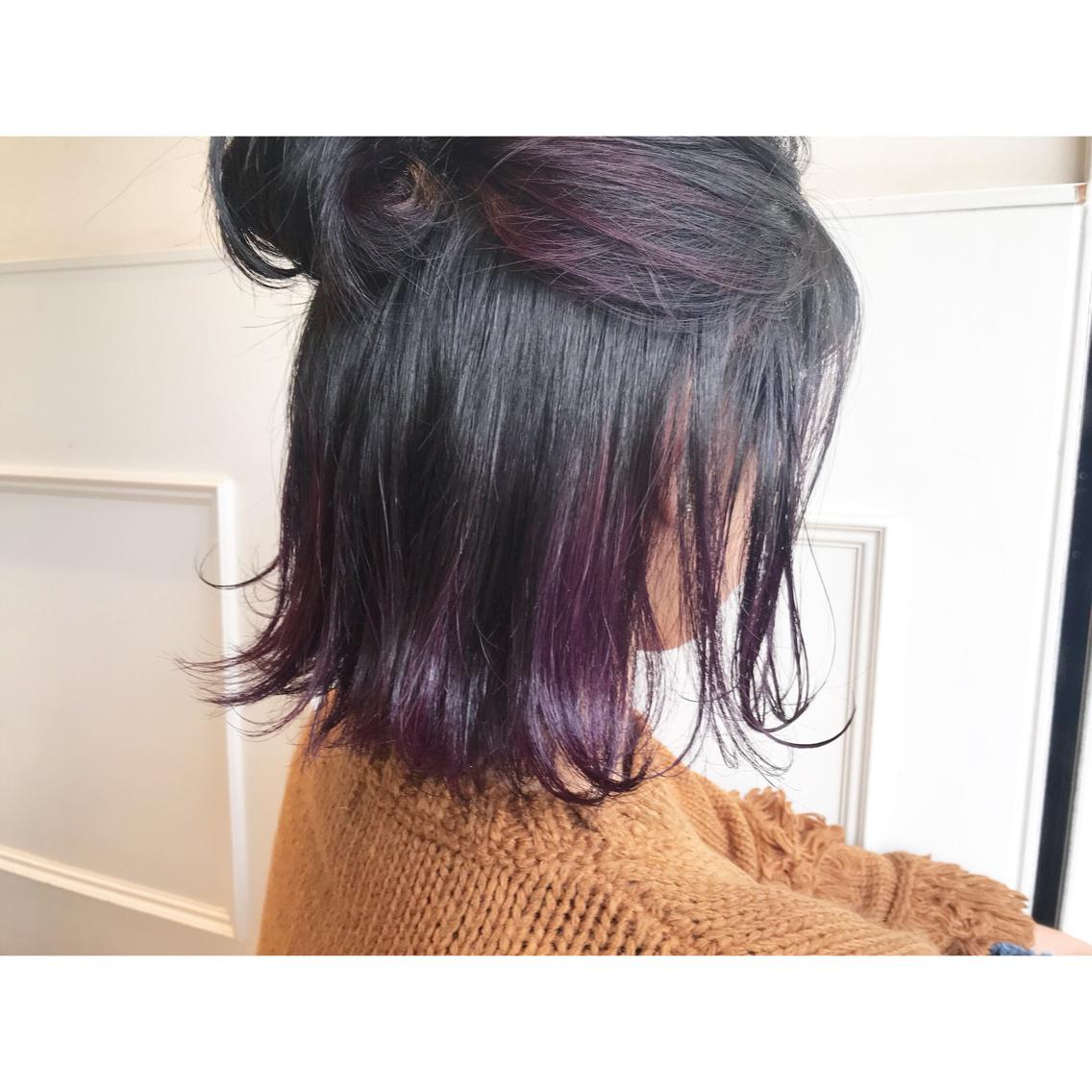 年秋 人気のインナーカラーのヘアカラー 髪色カタログ 22ページ目 Minimo ミニモ