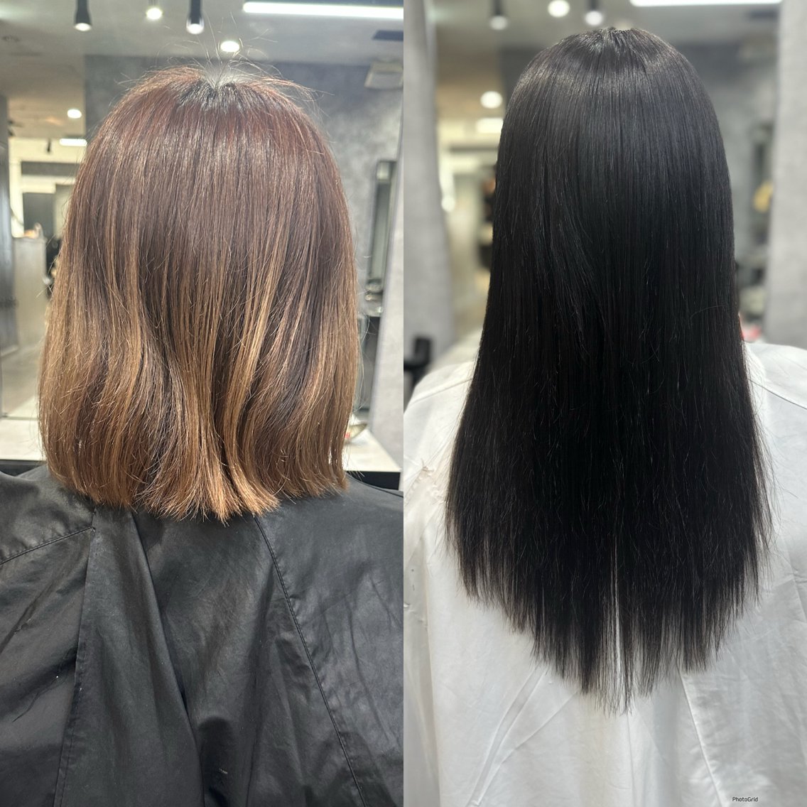 ヘアスタイル・髪型カタログ「プルエクステ／プラチナ毛質1A